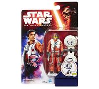 Hasbro B3449ES0 - Guerre Stellari E7 cifra Base Poe Dameron, 3,75 Pollici