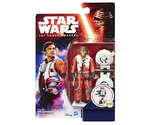 Hasbro B3449ES0 - Guerre Stellari E7 cifra Base Poe Dameron, 3,75 Pollici