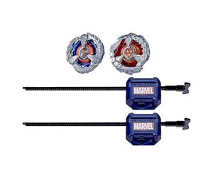 Hasbro Beyblade X in collaborazione con Marvel, Captain America 4-70GB vs. Red Hulk 1-80R