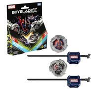 Hasbro Beyblade X in collaborazione con Marvel, Spider-Man 3-60F vs. Venom 3-80N, Confezione Multipla