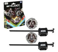 Hasbro Beyblade X in collaborazione con Star Wars, The Mandalorian 3-60F vs. Moff Gideon 3-80N, Confezione Multipla