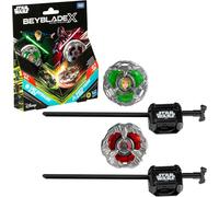 Hasbro Beyblade X Luke Skywalker 4-80B & Darth Vader 4-60P Dual Pack (Lanciat...