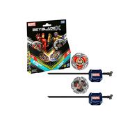 Hasbro BEYBLADE X - MARVEL Trottole da Combattimento Iron Man vs Thanos