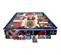 Hasbro Cluedo Junior,Tappetino da gioco XL flessibile e ultraleggero, versione tedesca, un crimine è accaduto in villa, lavabile e resistente all'umidità, 61x61 cm.