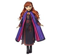 Hasbro Disney Frozen - Anna, Fashion Doll con Capelli Lunghi e Abito Blu, Ispira