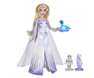 Hasbro Disney Parla e Gli Amici Frozen 2, Bambola Elsa con Suoni e Frasi, Giocattolo per Bambini dai 3 Anni in su, Multicolore, F2230675