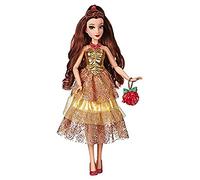 Hasbro Disney Princess - Belle Style Series, Bambola in Abito Elegante Stile Contemporaneo con Borsetta e Scarpe