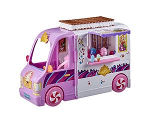 Hasbro Disney Princess Camioncino dei Gelati Principesse Disney Comfy Squad, Camper per Bambole con 16 Accessori