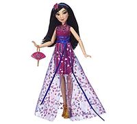 Hasbro Disney Princess - Mulan Style Series, Bambola in Abito Elegante Stile Contemporaneo con Borsetta e Scarpe