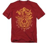 Hasbro - Dungeon E Draghi - Tryanny Di Adulto T-Shirt - Rosso
