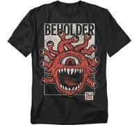 Hasbro Dungeons And Dragons 50° Vintage Beholder T-Shirt Unisex Adulto Nera