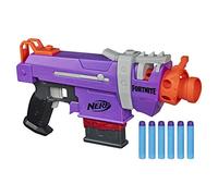 Hasbro E8977EU4 Nerf Fortnite - SMG-E, Blaster Motorizzato con Clip di 6 Dardi, Include 6 Dardi Ufficiali Nerf Elite, Multicolore
