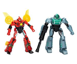 Hasbro EarthSpark Cyber-Combiner Twitch e Robby Malto TRANSFORMERS F8438