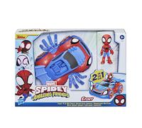 Hasbro F1463 Spidey e i Suoi Fantastici Amici Spidey e Web-Crawler, Veicolo Convertibile 2-in-1