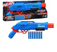 Nerf Alpha Strike Big Cat DB-2 Blaster, sabbiatura a doppia canna, spara 2 freccette di fila, include 8 freccette ufficiali Nerf Elite