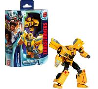 Transformers EarthSpark - Deluxe Class, Action Figure di Bumblebee da 12,5 cm, Giocattoli Robot per Bambini e Bambine dai 6 Anni in su