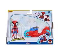 Hasbro Marvel, Spidey e i Suoi Fantastici Amici, Action Figure di Spidey, Motocicletta Giocattolo, Giocattoli per Bambini e Bambine dai 3 Anni in su