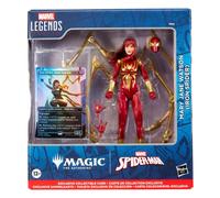 Marvel Legends Magic: The Gathering Action Figura Mary Jane Watson (iron Spider) (plus Esclusiva Foil Card) 15 Cm Hasbro