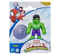 Marvel Spidey e i suoi fantastici amici - Giocattolo Hulk con accessorio, action figure da 3 pollici (7,6 cm), giocattoli di supereroi per bambini dai 3 anni in su