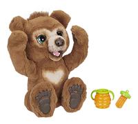 Hasbro furreal friends cubby the curious bear, interactive plush toy, multicolore, dai 4 anni in su