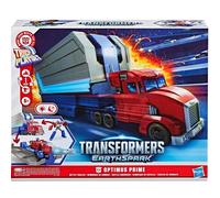 Hasbro G0750 Transformers EarthSpark, Optimus Prime playset Rimorchio da Battagl