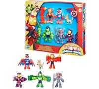 Hasbro Marvel Iron Man e i Suoi Fantastici Amici, Confezione Avengers in Armatura, Set di Action Figure