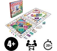 Monopoly Junior, gioco da tavolo (edizione 2026) | 2 giochi in 1 per bambini e bambine più piccoli | dai 4 anni in su | da 2 a 4 giocatori | 20 minuti | regali per età prescolare - Versione italiana