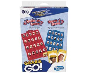Hasbro Gaming Chi è Chi? Grab and Go - Il Gioco Originale di Indovinare il Personaggio - Portatile per 2 Giocatori - Per Bambini e Viaggi