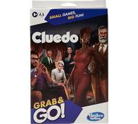 Clue do Grab and Go Game, Gioco Portatile per 3-6 Giocatori, Gioco di Viaggio per Bambini - Versione Inglese