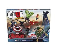 Hasbro Gaming Clue Junior: Marvel Avengers Edition Board Game for Kids Ages 5+, Loki's Big Trick, Classic Mystery for 2-6 Players (Amazon Exclusive)