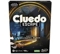 Cluedo Escape - Mistero all'Hotel Black, gioco da tavolo, giochi in versione escape room da risolvere 1 volta sola, giochi di mistero, dai 10 anni in su