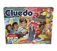 Hasbro Gaming Cluedo Junior Reversibile, 2 in 1, Gioco Detective Cluedo per Giovani, Gioco di Mistero, Giochi da Tavolo per Bambini
