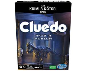 Hasbro Gaming Cluedo Robbery in the Museum, versione tedesca - gioco di crimine e puzzle per tutta la famiglia con una rapina irrisolta, per detective dai 10 anni in su, per un massimo di 6 giocatori