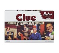 Hasbro Gioco da tavolo Colonel Mustard Retro Clue – 6 giocatori, Età 6+ – Marrone/A