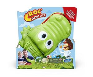 Hasbro Gaming Croc' Dentista, Gioco da Tavolo a Sorpresa Mordente, per 2-4 Giocatori, per Bambini in età prescolare (Versione Olandese)