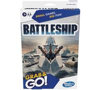 Hasbro Gaming Gioco di strategia corazzata, giocattoli da viaggio per bambini, gioco di viaggio estivo, divertimento portatile a 2 giocatori, afferrare e andare, età 7+