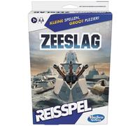 Hasbro Gaming Gioco di viaggio di battaglia navale, facile da trasportare, gioco per 2 giocatori, gioco di viaggio per bambini - Versione olandese
