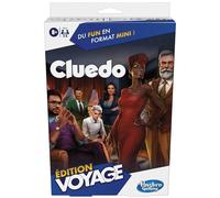 Hasbro Gaming Cluedo Edizione Viaggi, Gioco Portatile per 3-6 Giocatori, Gioco di Viaggio, Gioco per Bambini