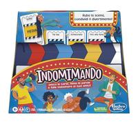 Hasbro Gaming Indomimando Gioco da Tavolo Dei Mimi, Gioco per Famiglie per 4 o più Giocatori con Carte Personalizzabili e Ciak, Gioco per Bambini e Bambine da 8 Anni in Su,