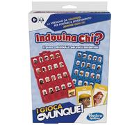 Hasbro Gaming Indovina Chi?, I Gioca Ovunque, Gioco Portatile, per Bambini e Bambine dai 6 Anni in Su, Giocattolo dei Volti Misteriosi con Indovinelli per 2 Giocatori