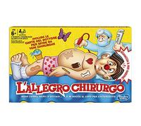 Hasbro Gaming L'Allegro Chirurgo Gioco da Tavolo da Dottore Set con Carte, Parti Anatomiche e Malattie Divertenti, Giochi per Bambini e Bambine da 6 Anni