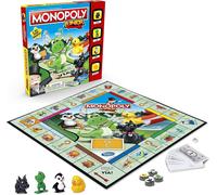 Hasbro Gaming Monopoly Junior Gioco da Tavolo Versione 2019 per 2-4 Giocatori, Giochi per Bambini e Bambine da 5 Anni in Su con Personaggi di Fantasia