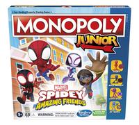 Hasbro Gaming Monopoly Junior: Gioco da tavolo Marvel Spidey e i suoi fantastici amici per bambini dai 5 anni in su con illustrazioni tratte dall