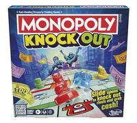 Hasbro Gaming Monopoly Knockout, gioco da tavolo per 2-8 giocatori, giochi per famiglie per bambini e adulti dagli 8 anni in su