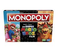 Hasbro Gaming Monopoly Super Mario Bros. Film Edition, gioco da tavolo per bambini, include Bowser - la versione tedesca