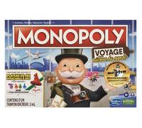 Hasbro Gaming Monopoly - Viaggio in tutto il mondo, per famiglie e bambini, da 8 anni, con pedine tamponi inchiostranti e vassoio cancellabile a secco, multicolore, L