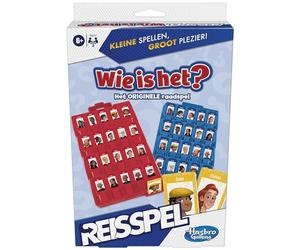 Hasbro Gaming Qual è? Travel Edition, Gioco di indovinello classico, per 2 giocatori, gioco da viaggio per bambini