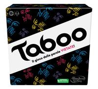 Hasbro Gaming Taboo, gioco da tavolo, giochi con parole da indovinare per adulti e adolescenti dai 13 anni in su, giochi per le feste per 4 o più giocatori