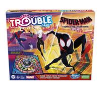 Hasbro Gaming Trouble: The Spider-Verse Edition per i fan Marvel dagli 8 anni in su. Gioco per 2-4 giocatori con tabellone rotante.