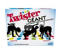 Hasbro Gaming, Twister Gigante, Gioco per Feste, Ideale per Famiglia e Amici, Ottima Idea Regalo, per Bambini e Bambine dai 6 Anni in Su, 2 o Più Giocatori, Versione in Francese